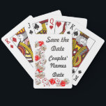 Jeu De Cartes Casino terrasse Mariage de cartes de jeu Enregistr<br><div class="desc">Casino Mariage deck de cartes de jeu Enregistrer les cartes de date...  Faire-part mariage de Vegas. Un moyen unique de faire savoir aux gens qu'ils ont besoin de sauvegarder la date.</div>