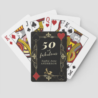 Jeu De Cartes Casino Vegas Poker 50 et fabuleux fête d'anniversa