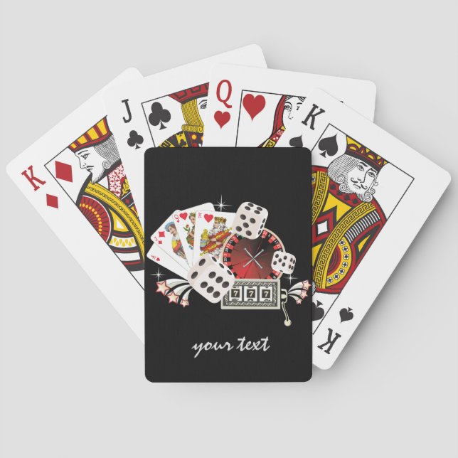 Jeu De Cartes casino, vegas, poker, jeu, carte de jeu pour adult (dos)
