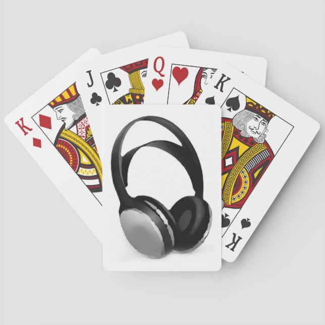 Jeu De Cartes Casque Pop Art (dos)