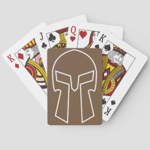 Jeu De Cartes Casque Spartan - Cartes de Jeu, Index Standard
