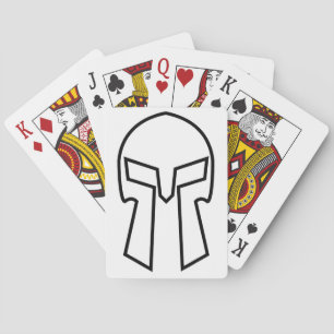 Jeu De Cartes Casque Spartan - Cartes de Jeu, Index Standard