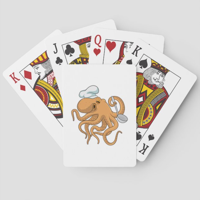 Jeu De Cartes Casquette chef Octopus Cook (dos)