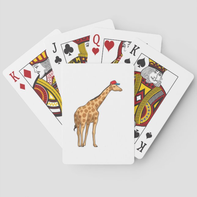 Jeu De Cartes Casquette Giraffe (dos)