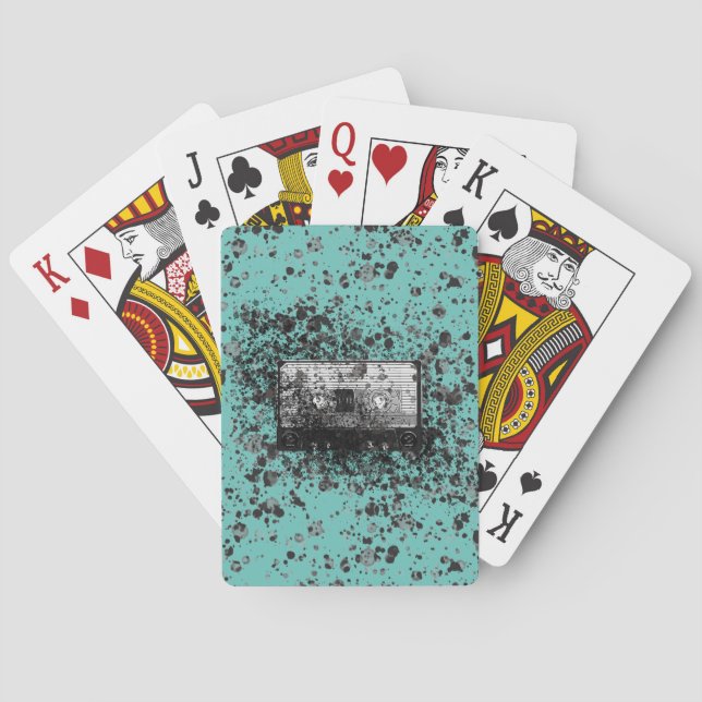Jeu De Cartes Cassette audio rétro (dos)