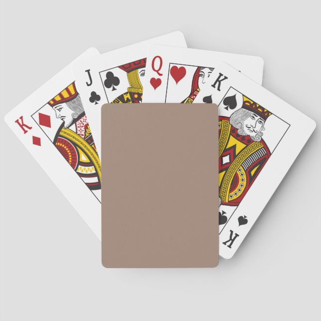 Jeu De Cartes Castor (couleur solide) (dos)