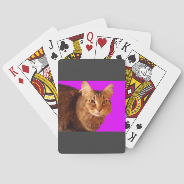 Jeu De Cartes Cat 14 Playing Cartes (dos)
