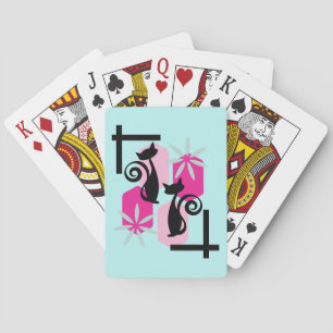 Jeu De Cartes Cat atomique moderne du milieu du siècle