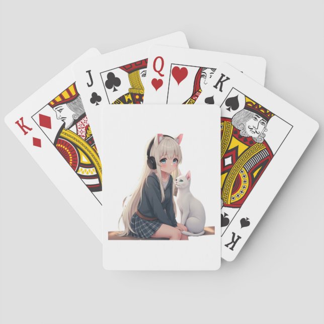 Jeu De Cartes Cat drôle (dos)