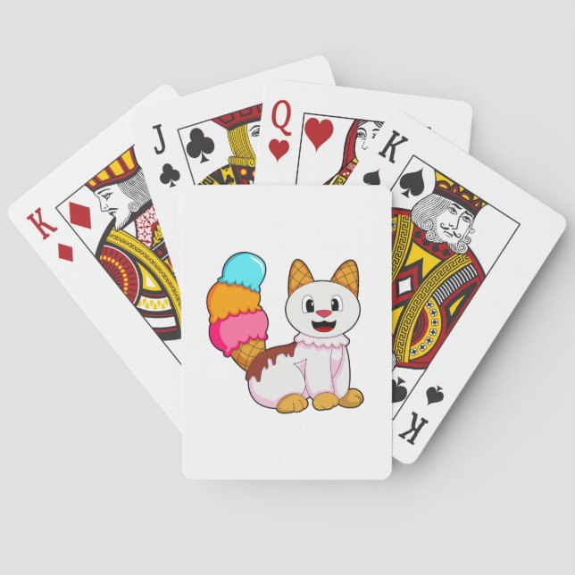 Jeu De Cartes Cat with popsicle (dos)