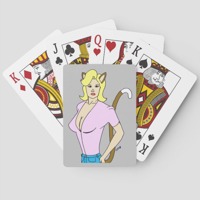 Jeu De Cartes catgirl (dos)