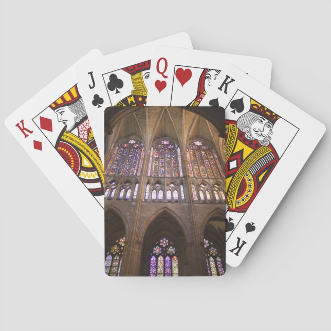 Jeu De Cartes Cathédrale de Leon, vitraux intérieurs (dos)