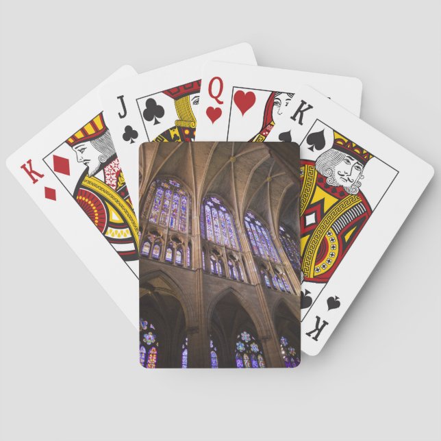Jeu De Cartes Cathédrale de Leon, vitraux intérieurs (dos)