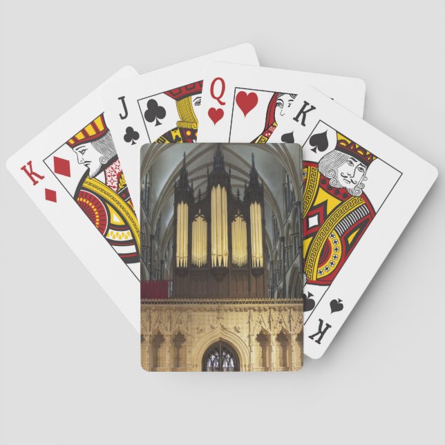 Jeu De Cartes Cathédrale de Lincoln jouant aux cartes (dos)