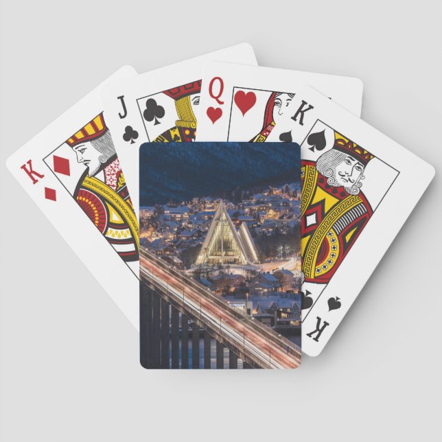Jeu De Cartes Cathédrale de Tromso Arctic (dos)