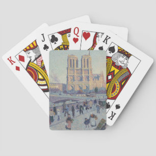 Jeu De Cartes Cathédrale Notre-Dame Paris France Peinture classi