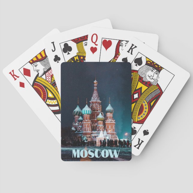 Jeu De Cartes Cathédrale Saint-Basile de Moscou (dos)