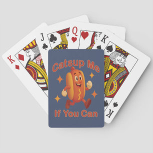 Jeu De Cartes Catsume-moi si tu peux drôle Hot Dog - Ketchup Pun