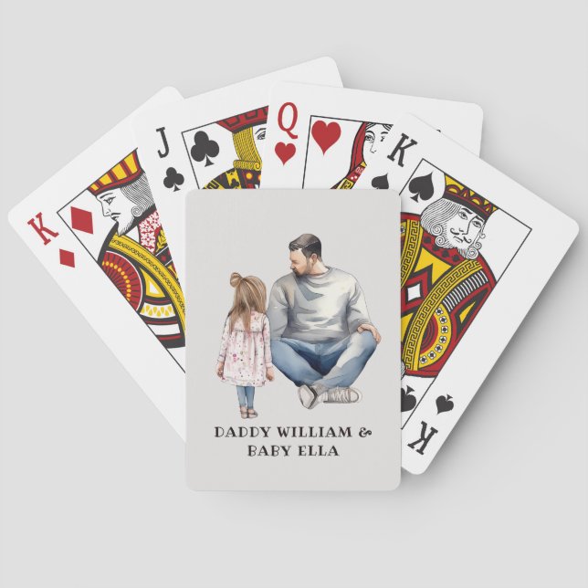 Jeu De Cartes Caution père et fille (4) (dos)