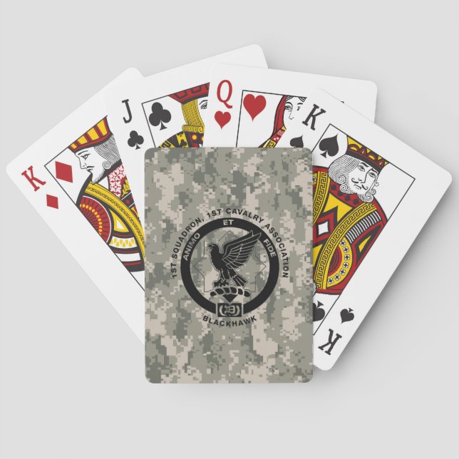 Jeu De Cartes Cav Camo Jouer aux cartes (dos)