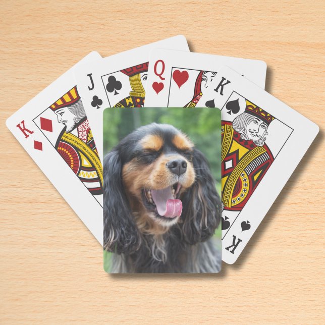 Jeu De Cartes Cavalier King Charles Spaniel bâillant (Créateur téléchargé)