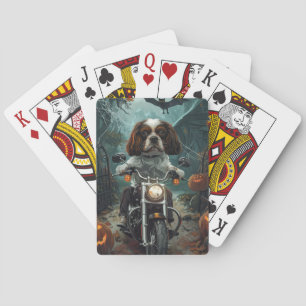 Jeu De Cartes Cavalier King Charles Spaniel Halloween effrayant
