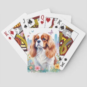 Jeu De Cartes Cavalier King Charles Vintage Animal Nature Ville