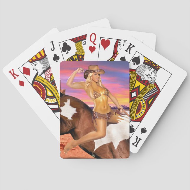 JEU DE CARTES CAVALIÈRE DE BRONCO (dos)