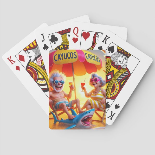 JEU DE CARTES CAYUCOS, CALIFORNIA PLAYING CARDS. (dos)
