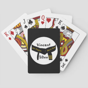 Jeu De Cartes Ceinture noire 4ème degré d'arts martiaux