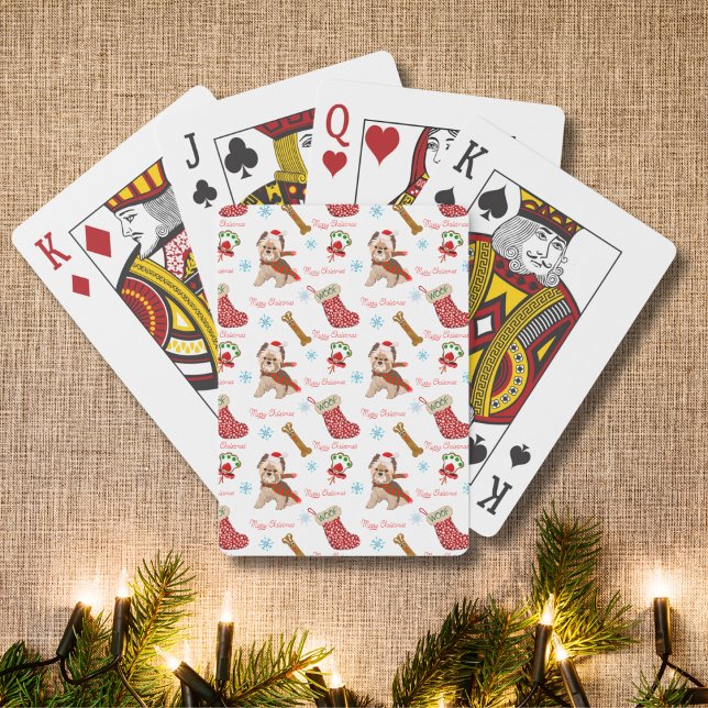 Jeu De Cartes Célébration de Noël avec Yorkie  (Créateur téléchargé)