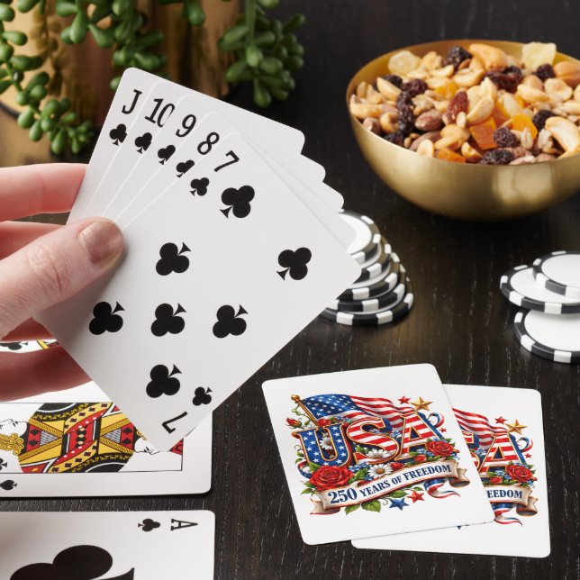 Jeu De Cartes Célébration des 250 ans de liberté des États-Unis (In Situ)