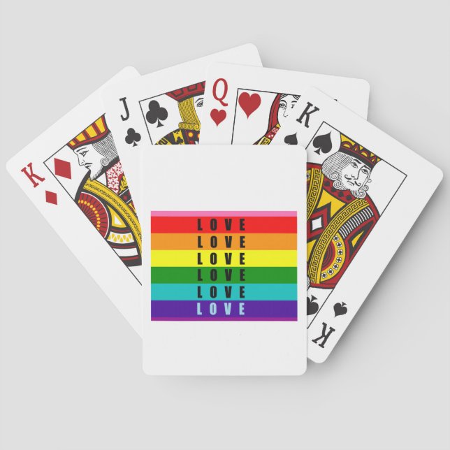 Jeu De Cartes Célébrez l'amour, la fierté et l'authenticité (dos)