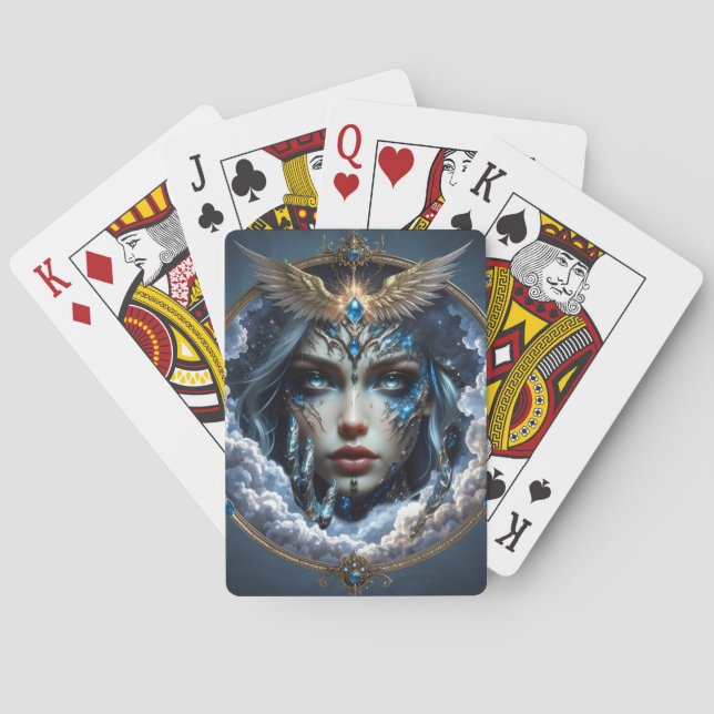 Jeu De Cartes Célestia – Gardienne du Ciel Infini.  (dos)