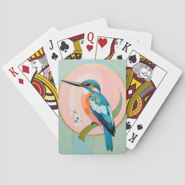 Jeu De Cartes Celestial Kingfisher: A Study in Azure and Gold (dos)
