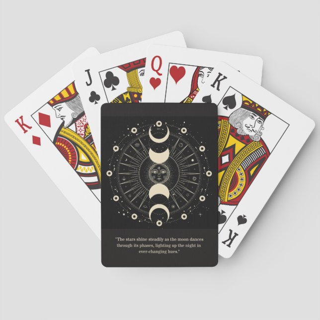 Jeu De Cartes Celestial Phases: Moonlit Nights Playing Cards (dos)
