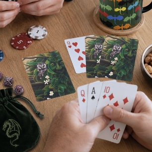 Jeu De Cartes Celtic Green Man Hibou Esprit de la forêt Fantasti