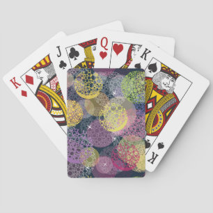 Jeu De Cartes Cercle à point Polka Abstrait