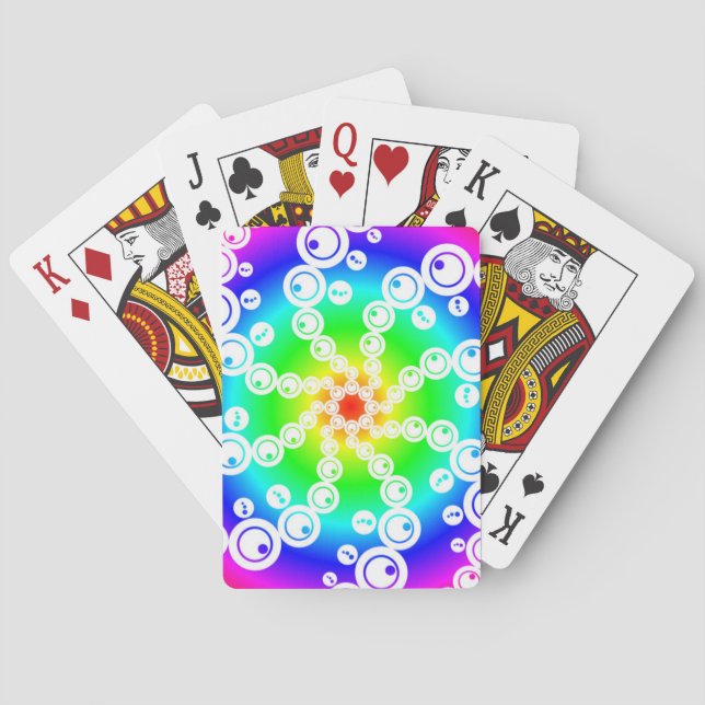 Jeu De Cartes Cercle de culture Abstrait (dos)