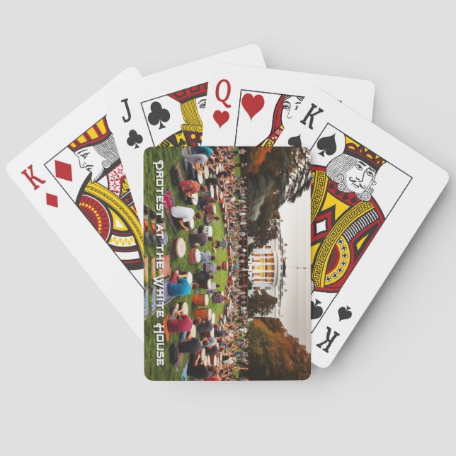 Jeu De Cartes Cercle de tambour à la Maison Blanche (dos)