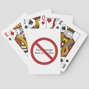 Jeu De Cartes Cercle personnalisé avec bouton