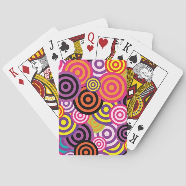 Jeu De Cartes Cercles colorés (dos)