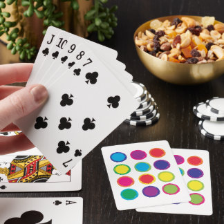 Jeu De Cartes Cercles Contours colorés Motif