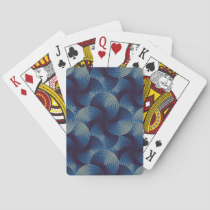 Jeu De Cartes Cercles métalliques illusion optique, patte transp