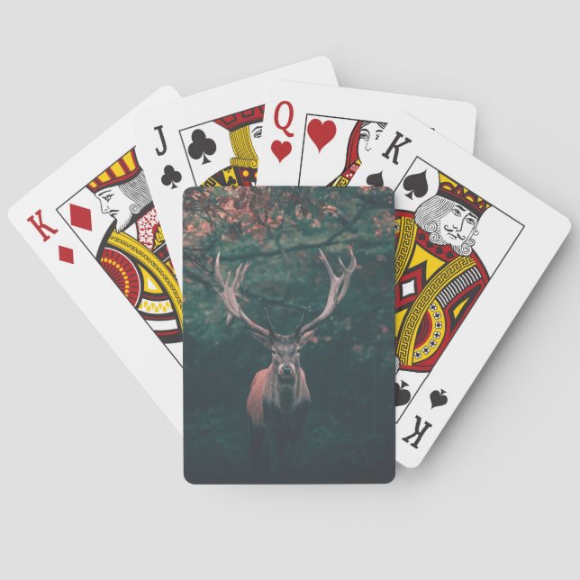 Jeu De Cartes Cerf Buck Animal Sauvage (dos)
