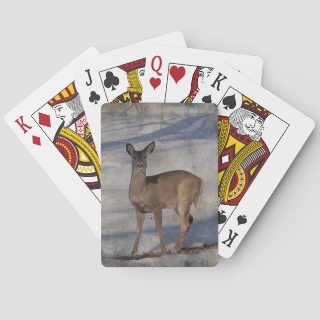 Jeu De Cartes Cerf dans la neige (dos)