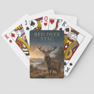 Jeu De Cartes Cerf Rouge Étalon Haute Prairie ANIMALS Poker