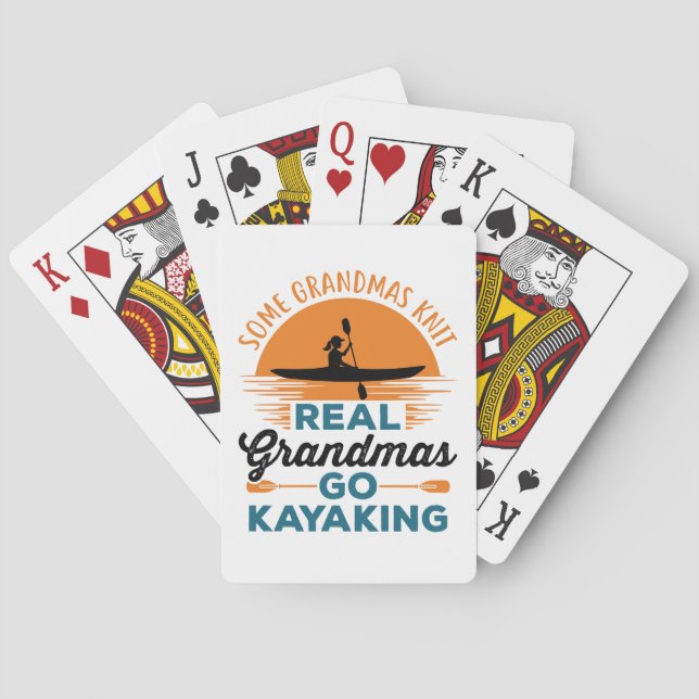 Jeu De Cartes Certains Grandmas Knit Real Grandmas Go Kayak (dos)