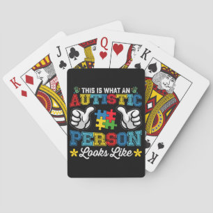 Jeu De Cartes C'Est Ce Qu'Une Personne Autiste Ressemble À Un Au