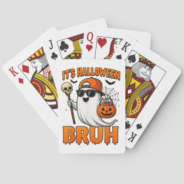 Jeu De Cartes C'est Halloween Bruh  (dos)